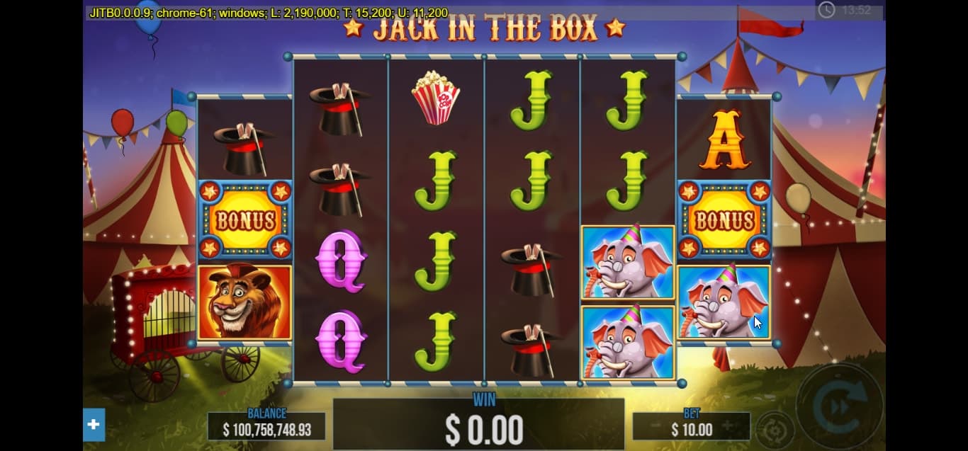 Jack In The Box Bonus Game Intro